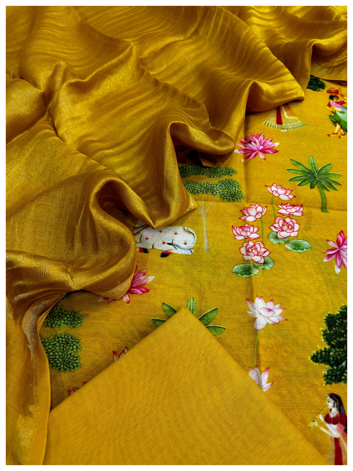 Chanderi Silk Suit