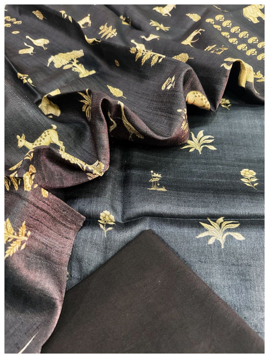 Tussar Silk Suit