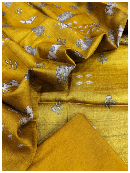 Tussar Silk Suit