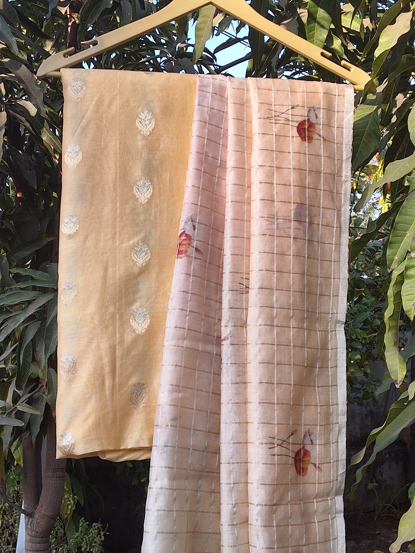 Chanderi Silk Suit