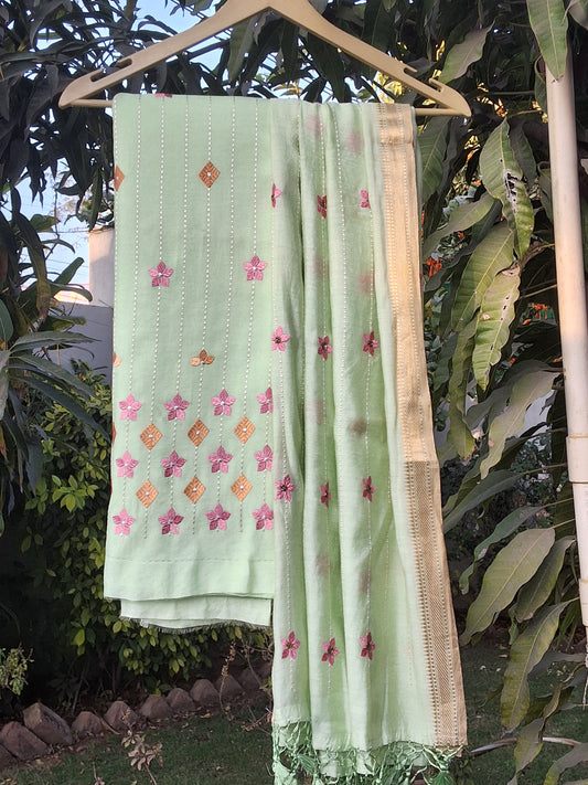 Chanderi Silk Suits