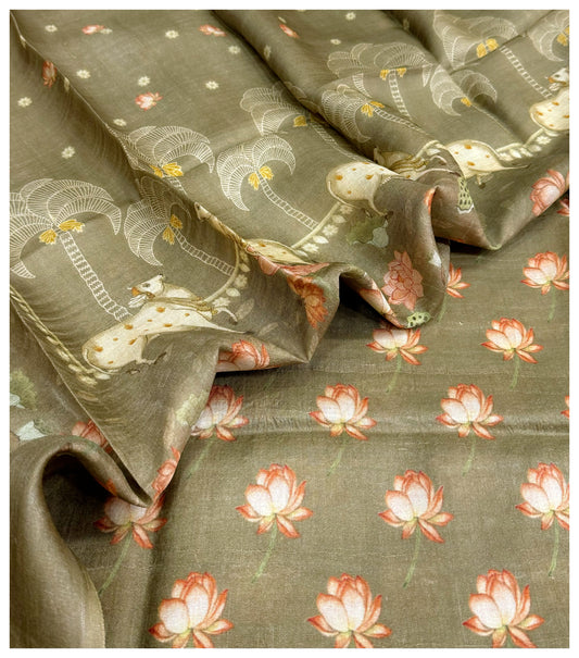 Tussar Silk Suit