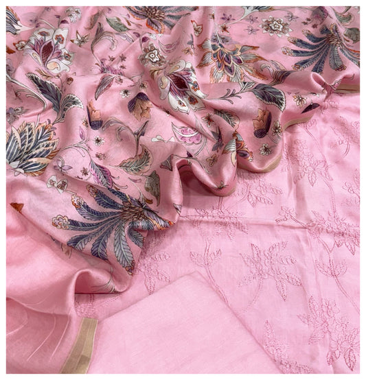 Chanderi Silk Suit