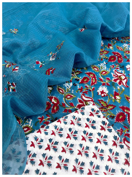 Cotton with Kota Dupatta