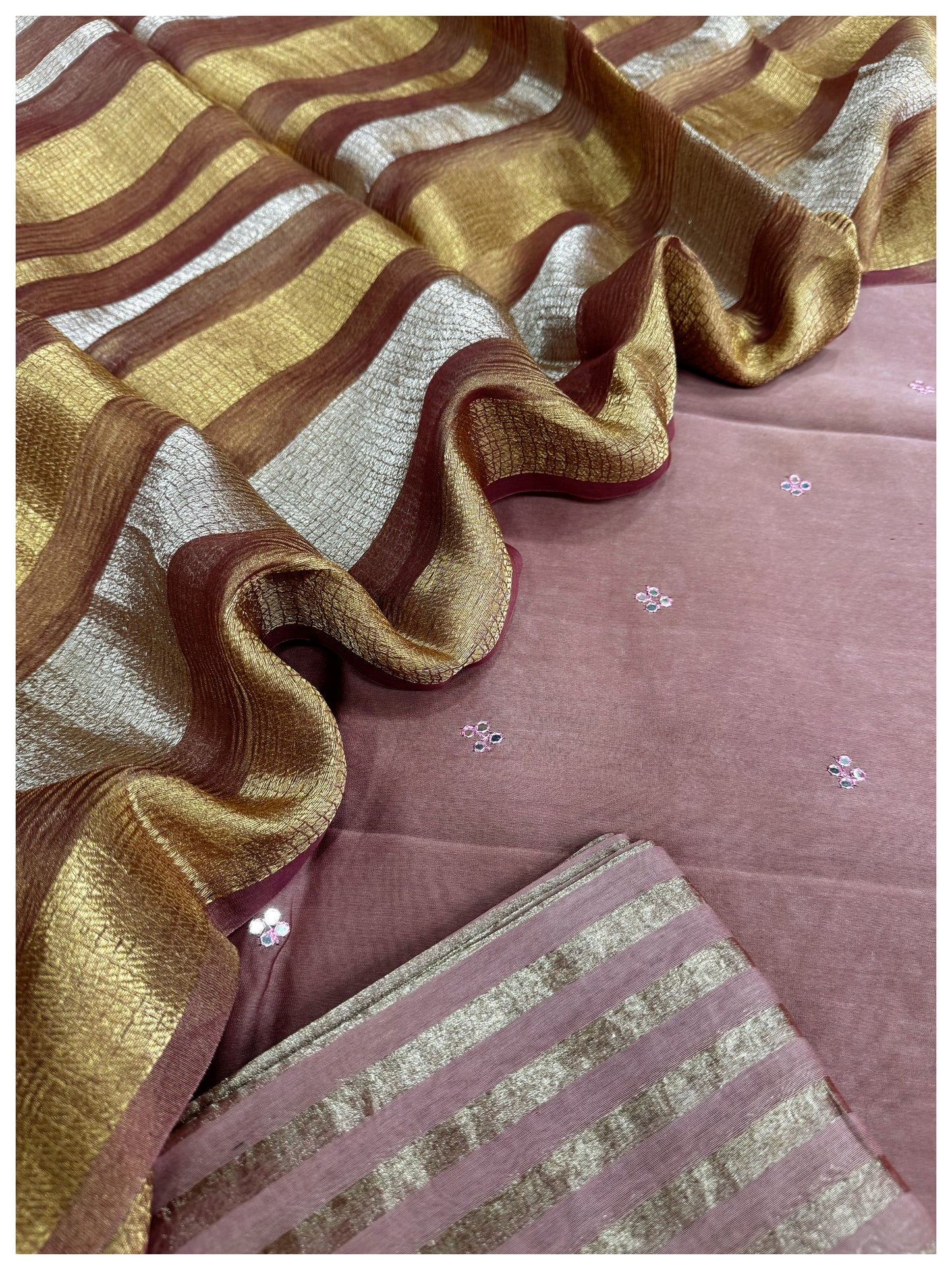 Chanderi Silk Suit