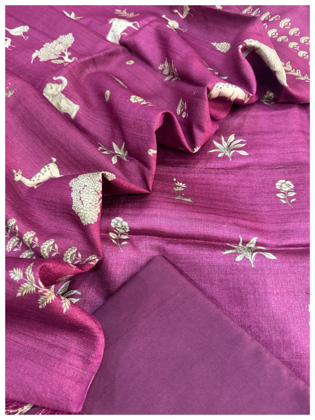 Tussar Silk Suit