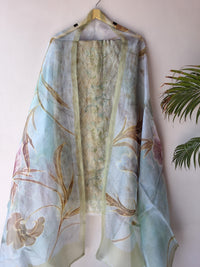 Organza silk suit
