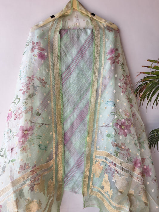 Organza Silk Suit