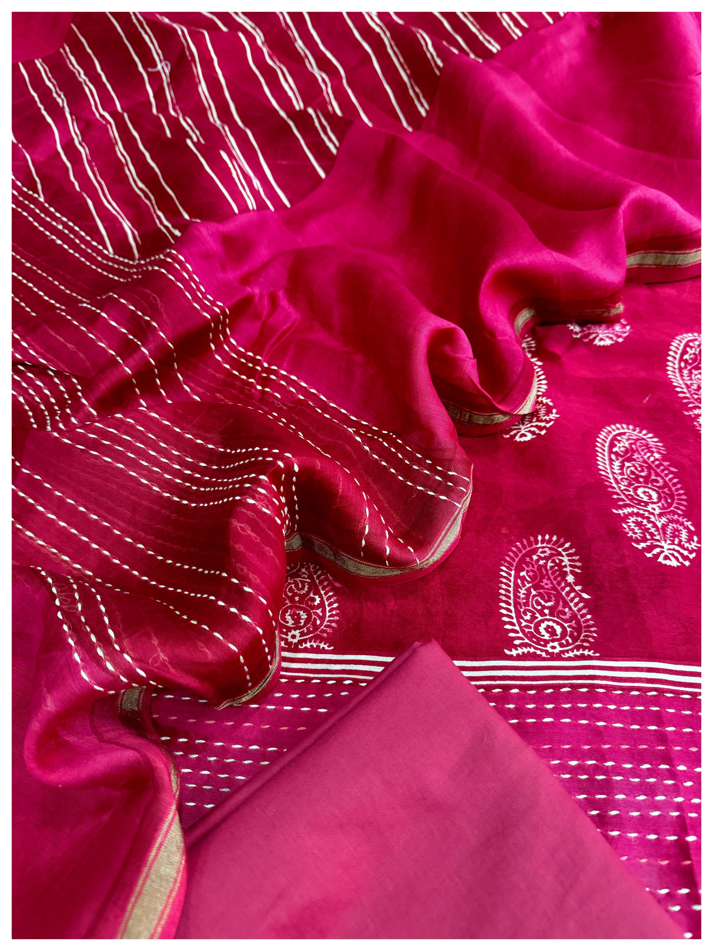 Chanderi Silk Suit