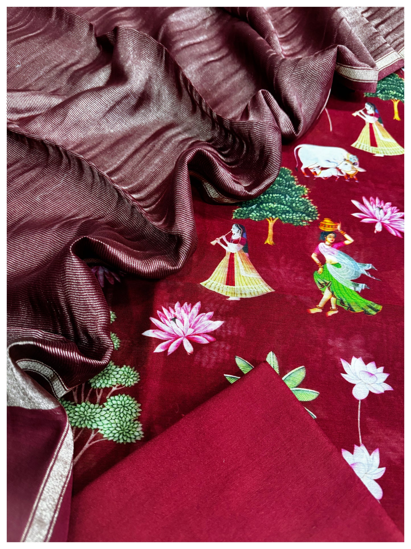 Chanderi Silk Suit