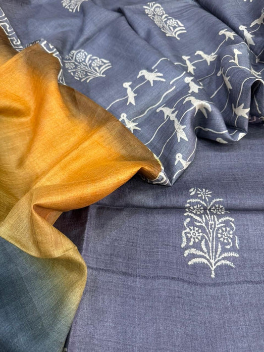 Tussar Silk Suit