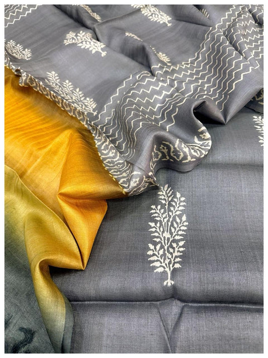 Tussar Silk Suit