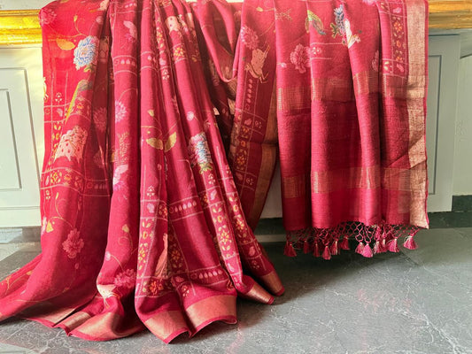 Moonga Silk Sarees