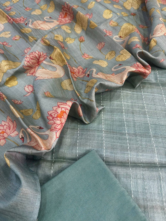 Tussar Silk Suit