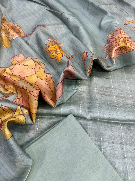 Tussar Silk Suit