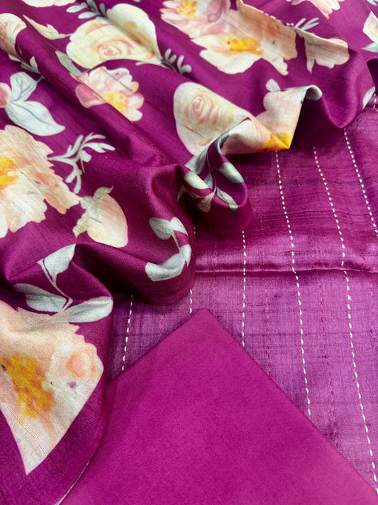 Tussar Silk Suit