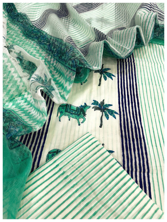 Cotton with Kota Dupatta