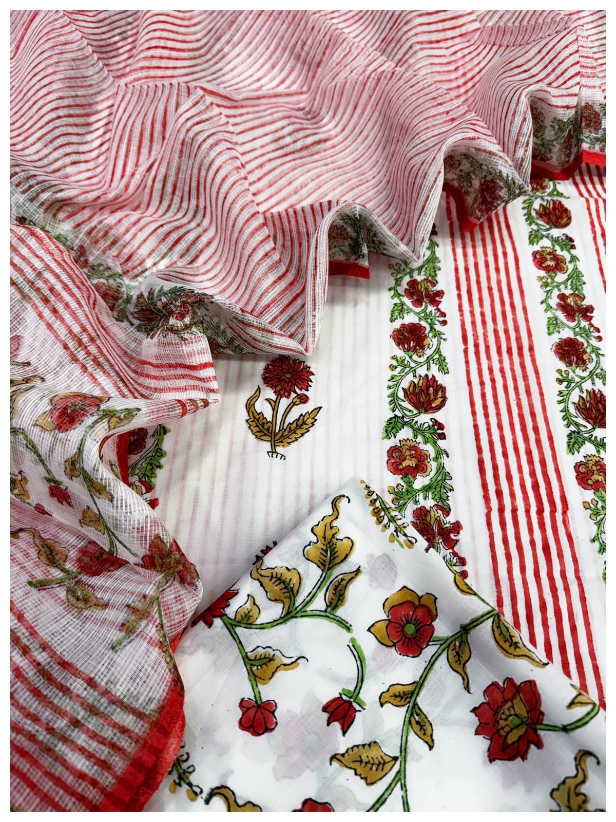 Cotton with Kota Dupatta