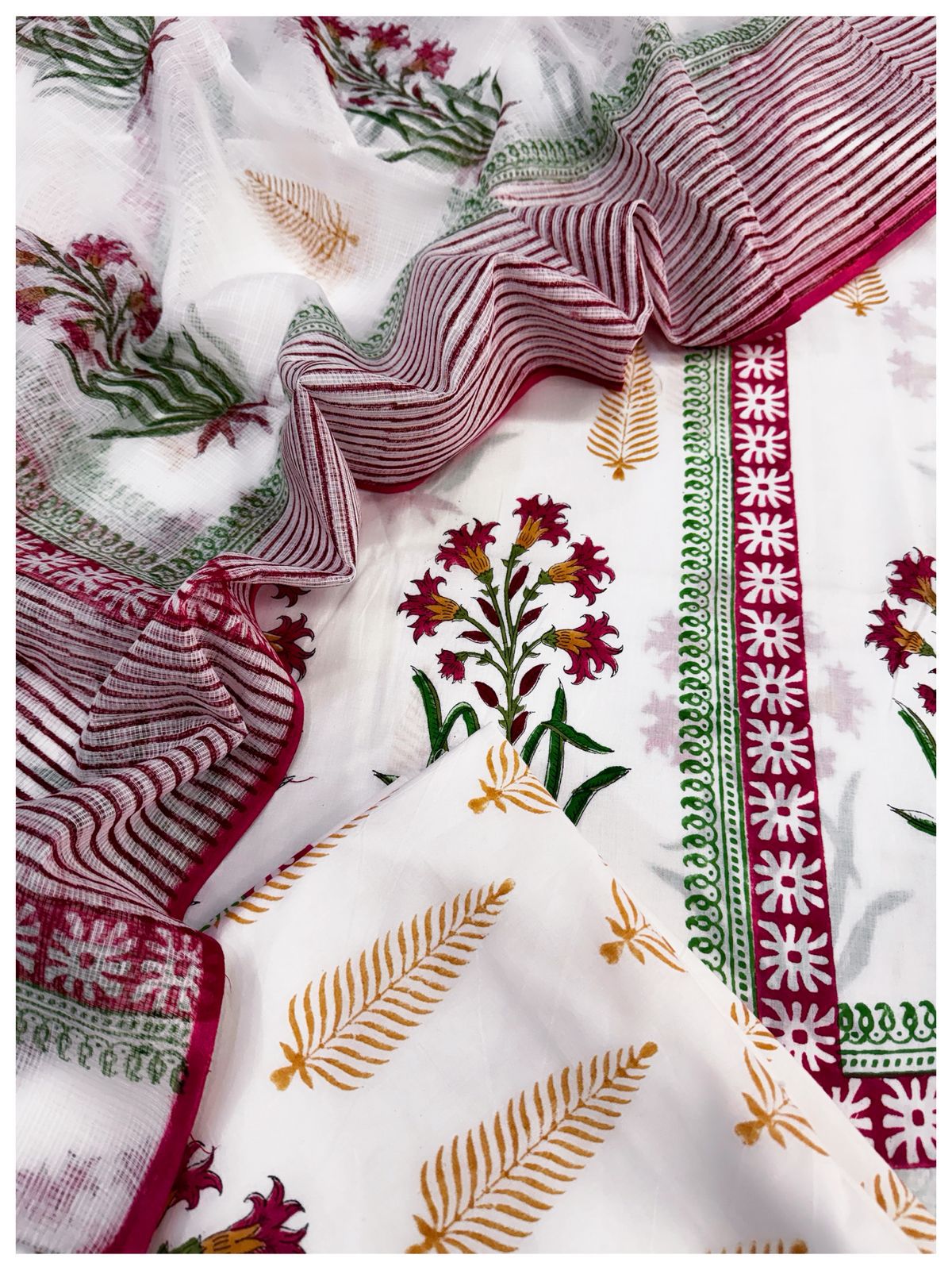 Cotton with Kota Dupatta