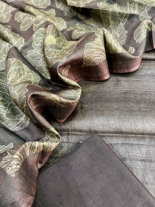 Tussar Silk Suit