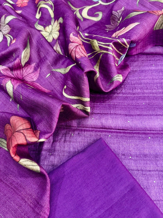 Tussar Silk Suit