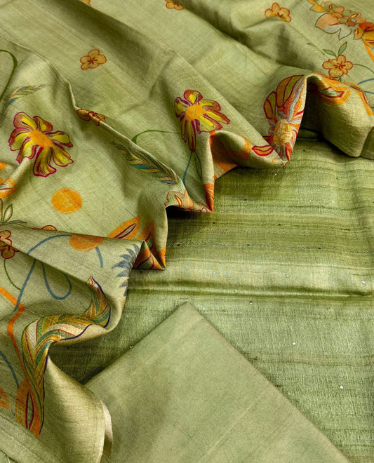 Tussar Silk Suit