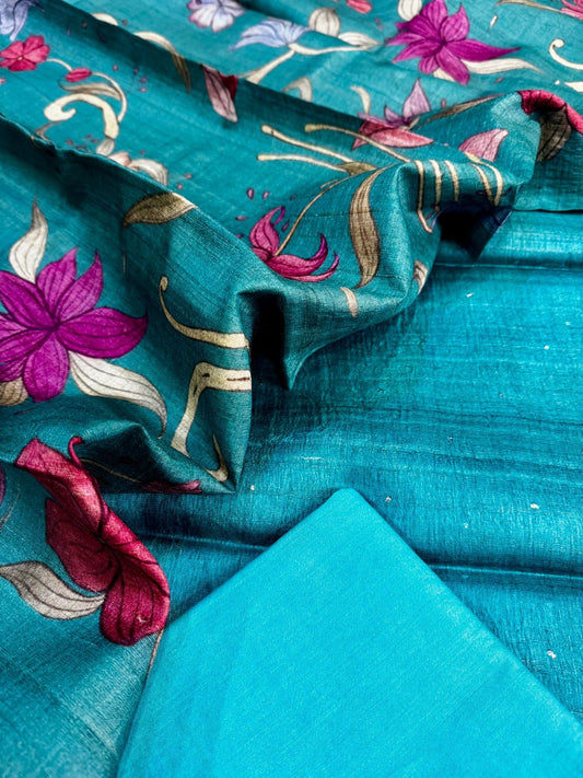 Tussar Silk Suit