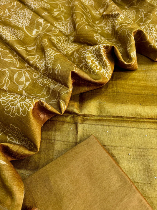 Tussar Silk Suit