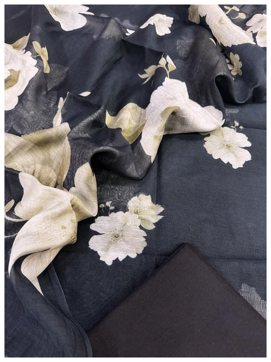 Mul Chanderi silk Suit