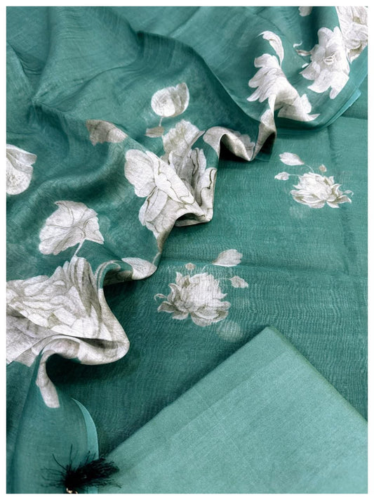 Mul Chanderi silk Suit