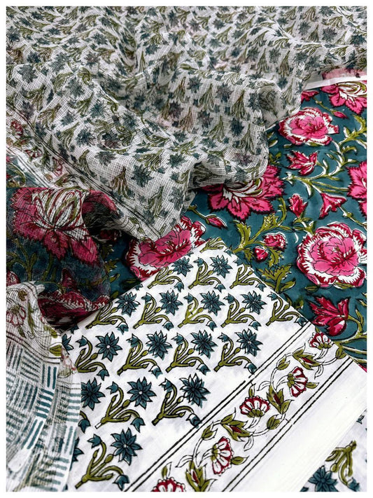 Cotton with Kota Dupatta