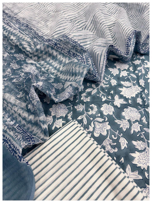 Cotton with Kota Dupatta