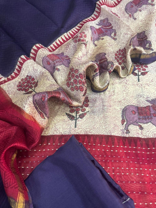 Chanderi silk Suit