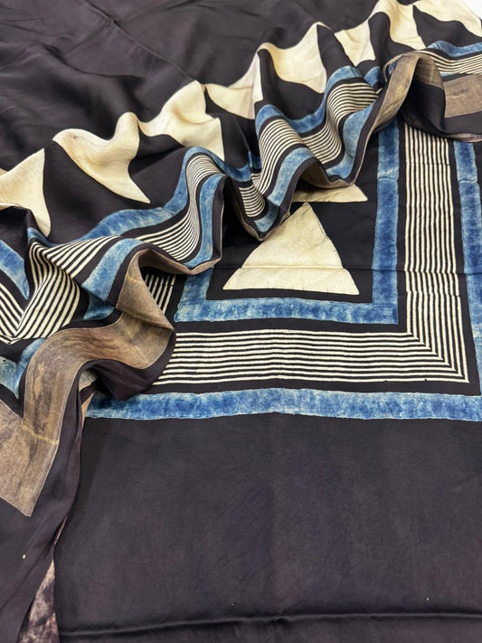 Modal Ajrakh Suit