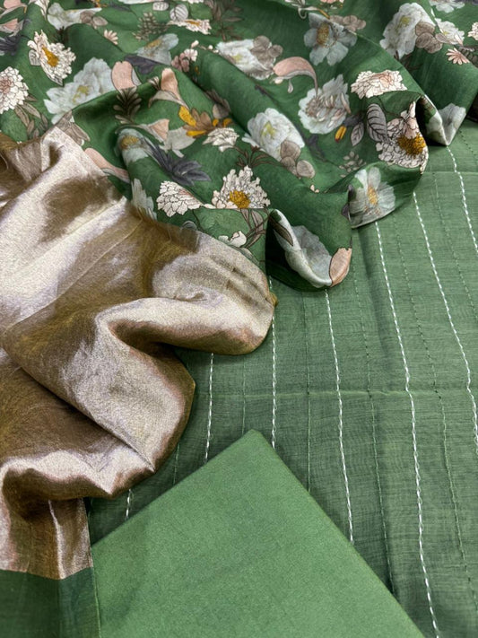 Mul Chanderi silk Suit