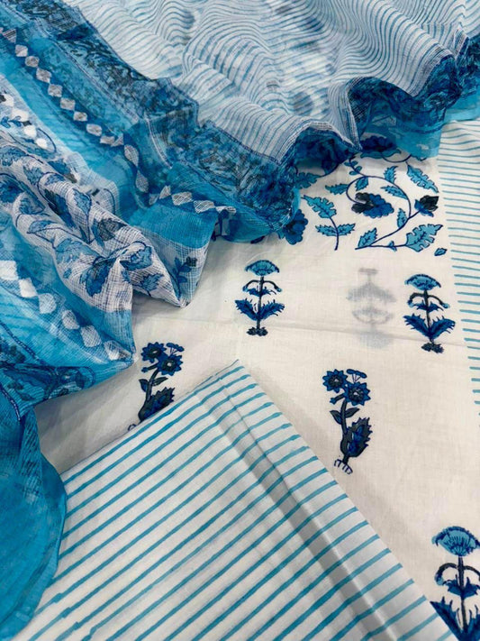 Cotton with Kota Dupatta