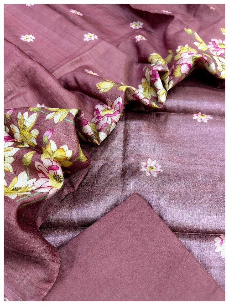 Tussar Silk Suit
