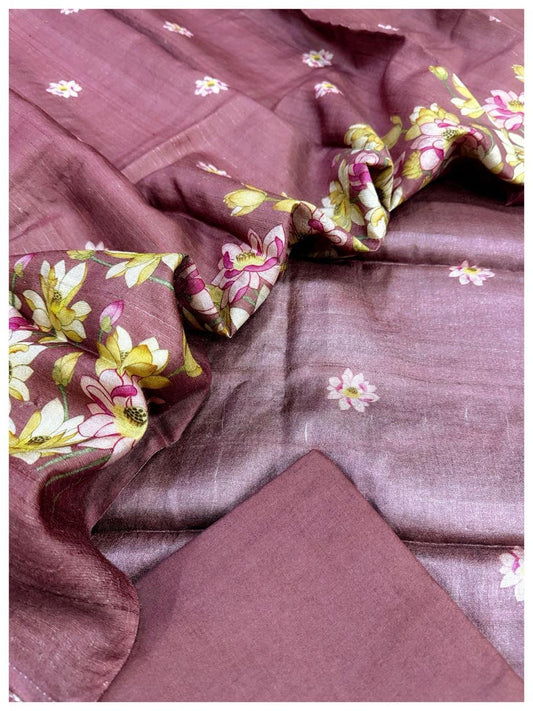Tussar Silk Suit