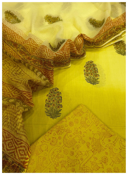 Cotton with Kota Dupatta