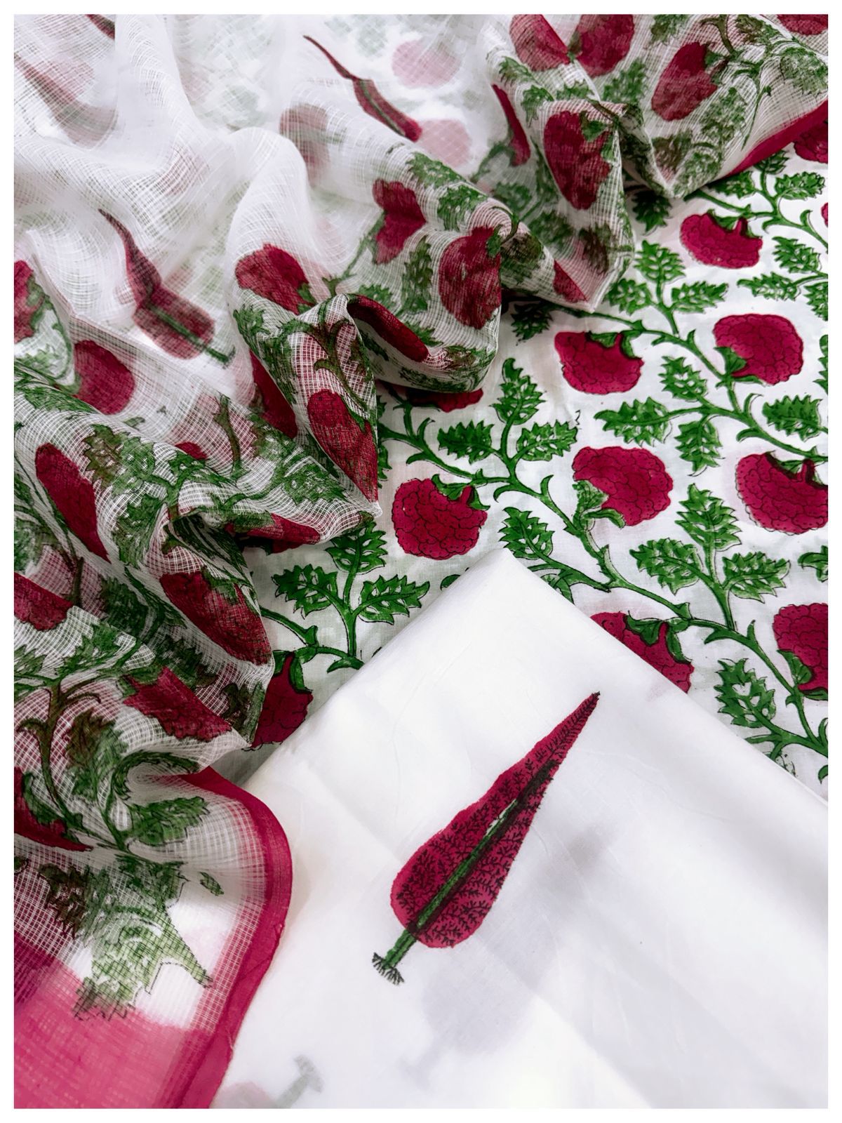 Cotton With Kota Dupatta