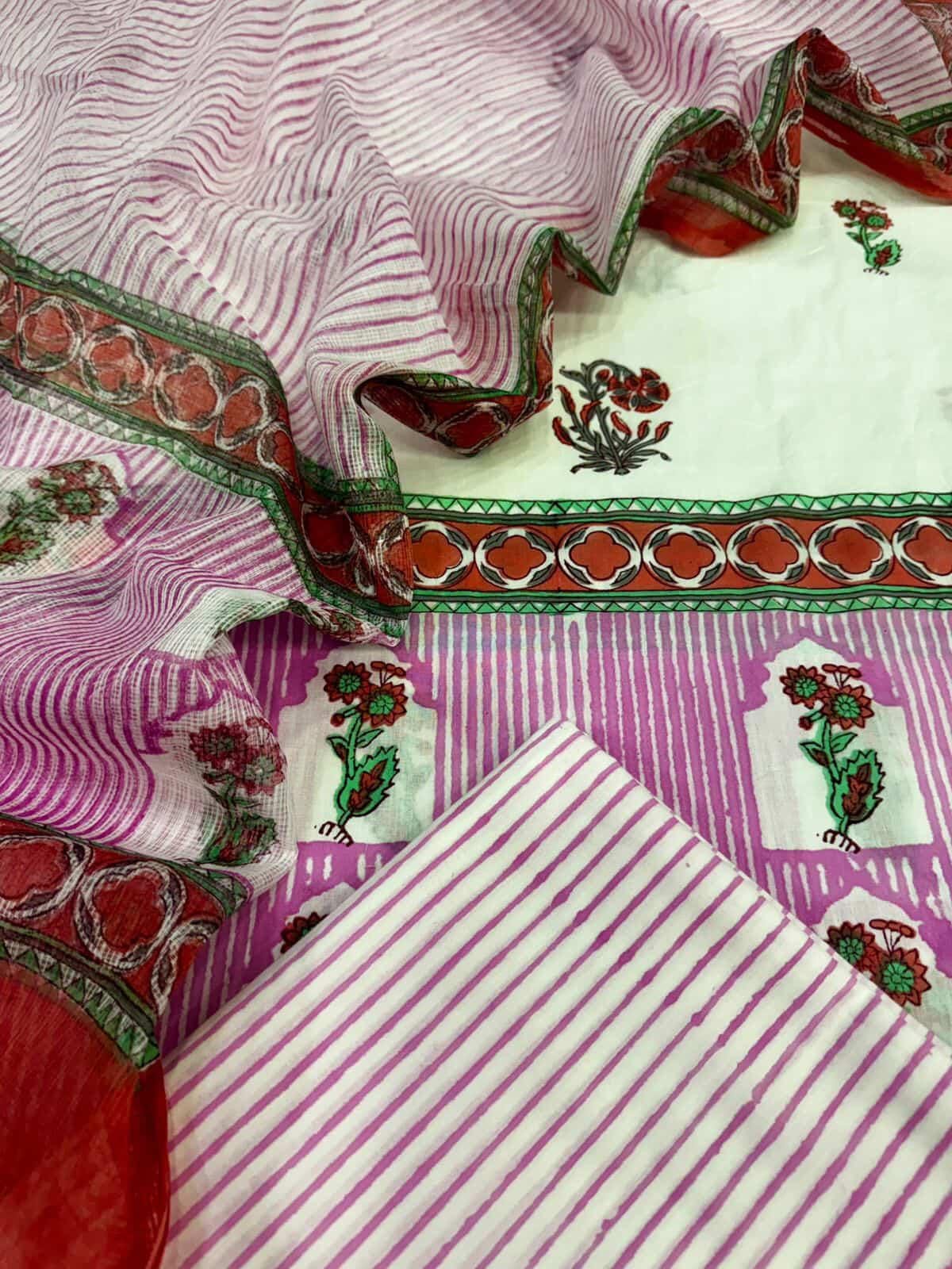 Cotton with Kota Dupatta