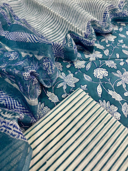 Cotton With Kota Dupatta