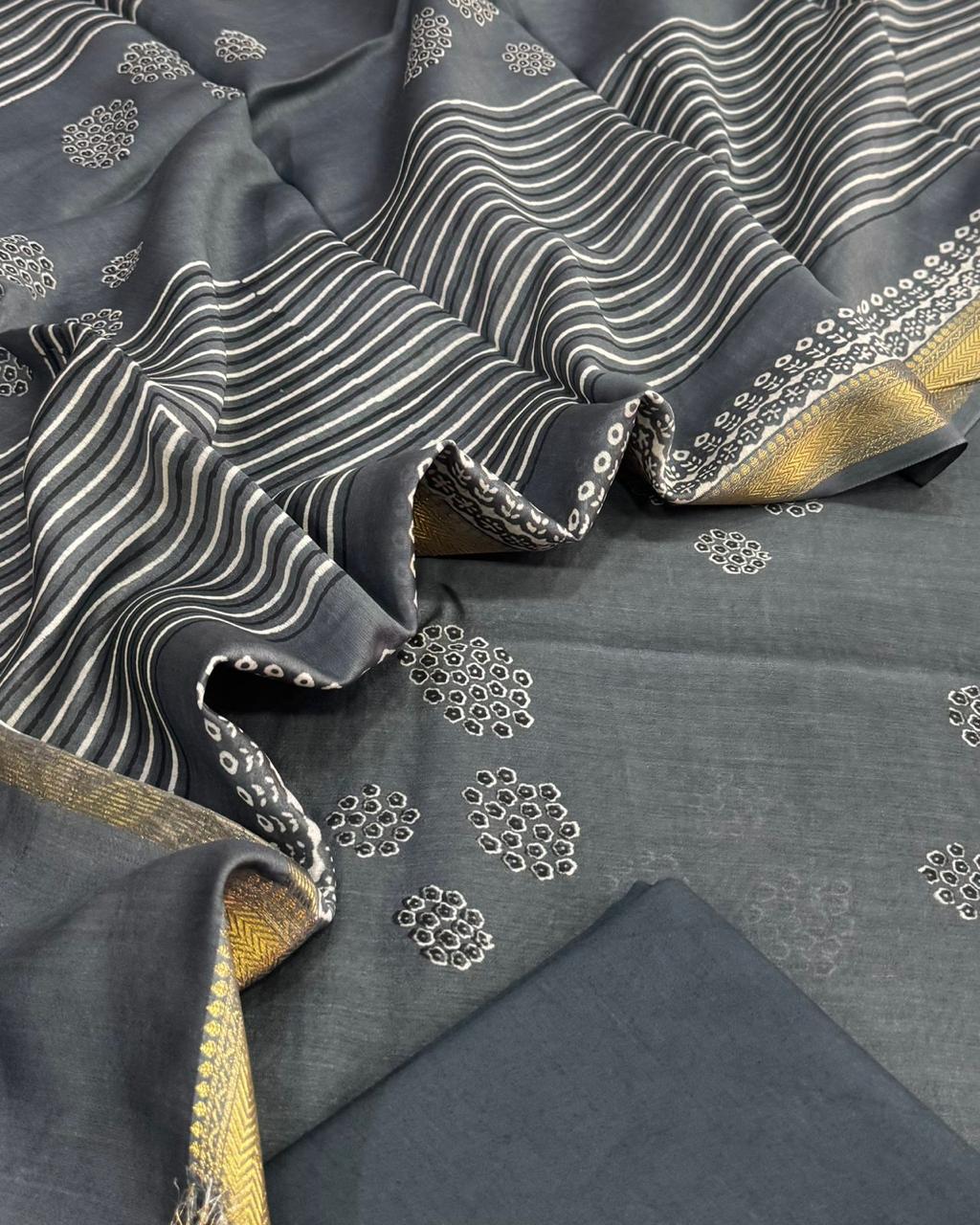 Maheshwari silk suit