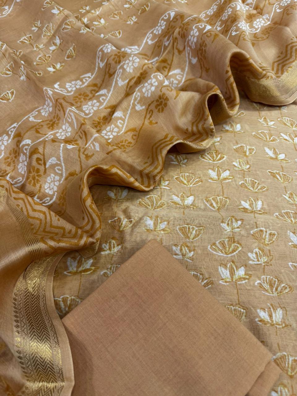 Maheshwari silk suit