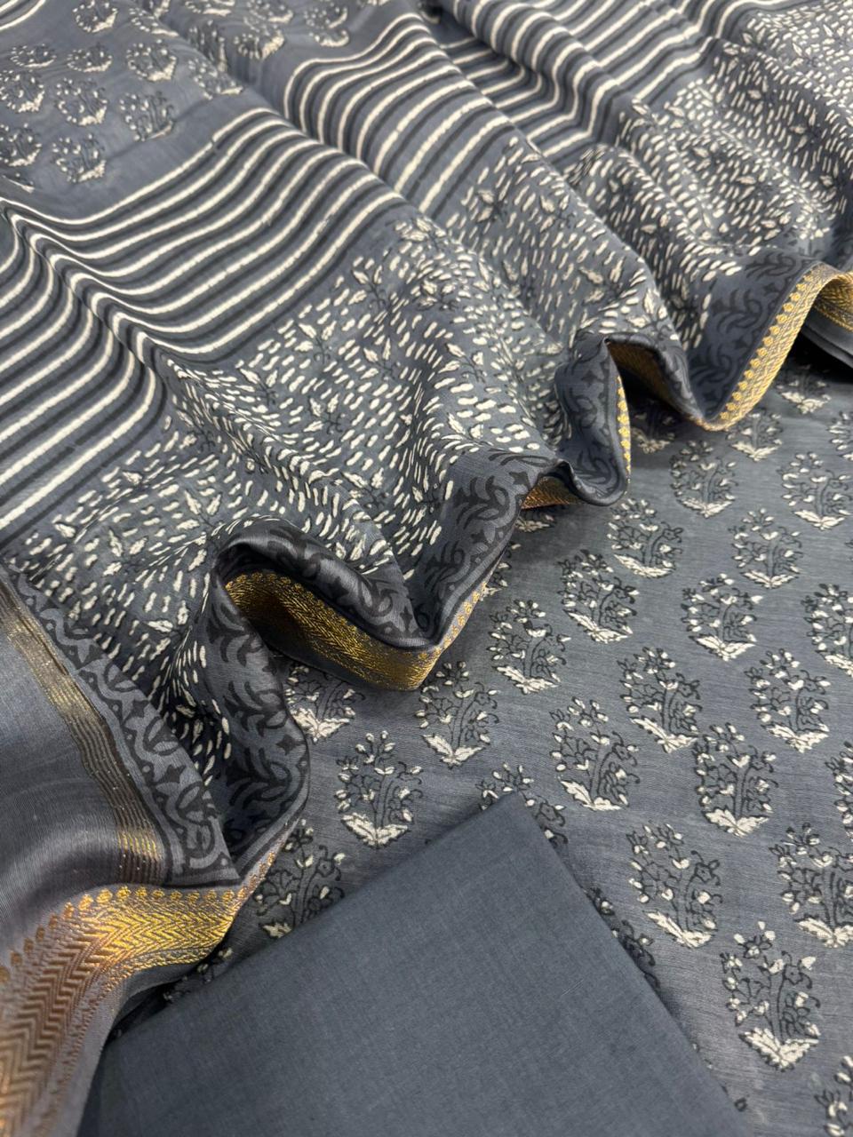 Maheshwari silk suit