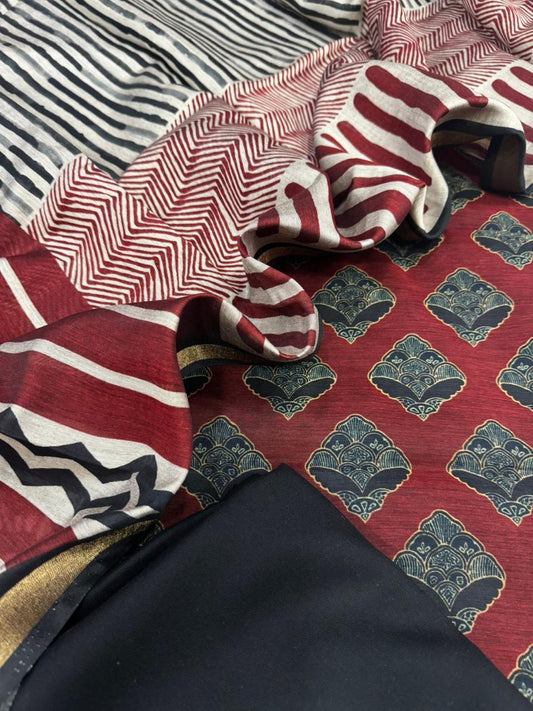 Chanderi Silk Suit