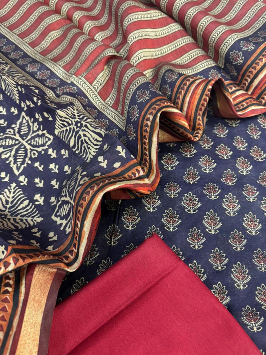 Chanderi Silk Suit