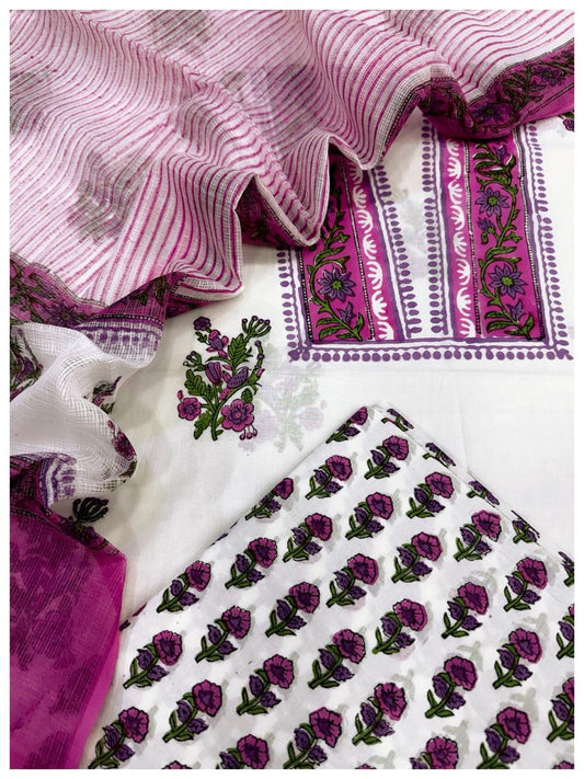 Cotton With Kota Dupatta