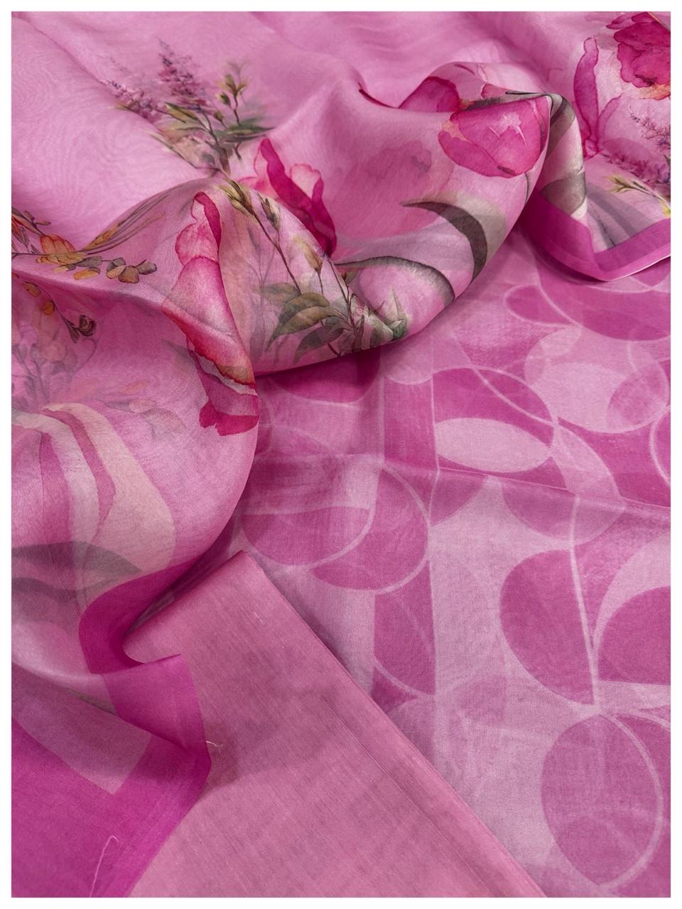 Organza Silk Suit