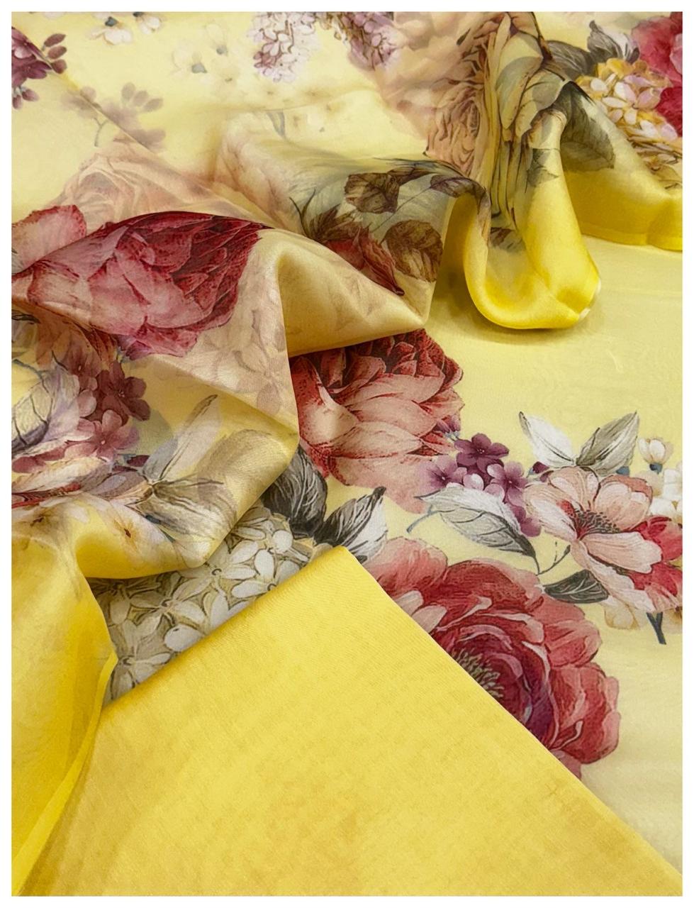 Organza Silk Suit